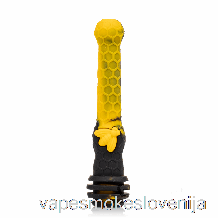 Vape Za Enkratno Uporabo Stratus Honey Dipper Silicone Dab Straw Sol (črna / Rumena)